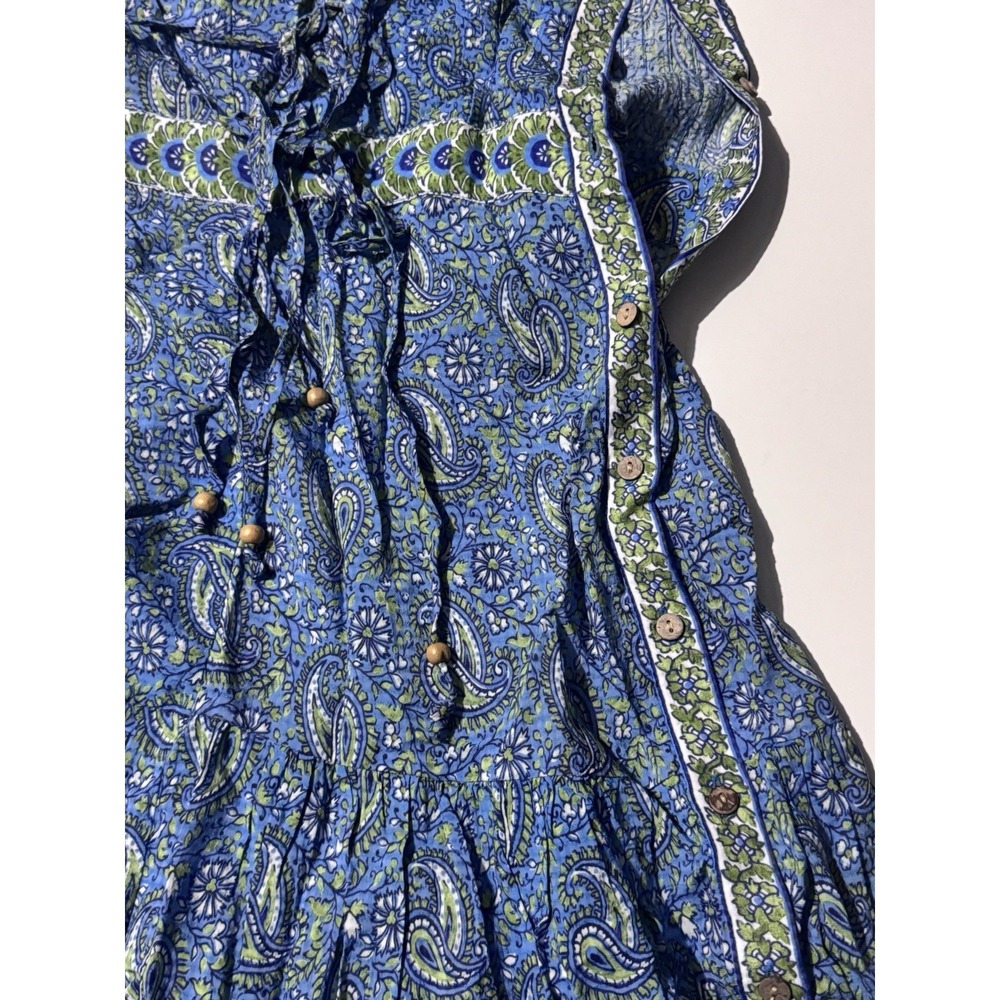 Veronica Beard Windansea Blue Paisley Maxi Dress Size Small - Picture 9 of 12